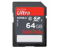 Sandisk 64GB SDXC Class 10 Ultra 30MB/s - 122360 - zdjęcie 1